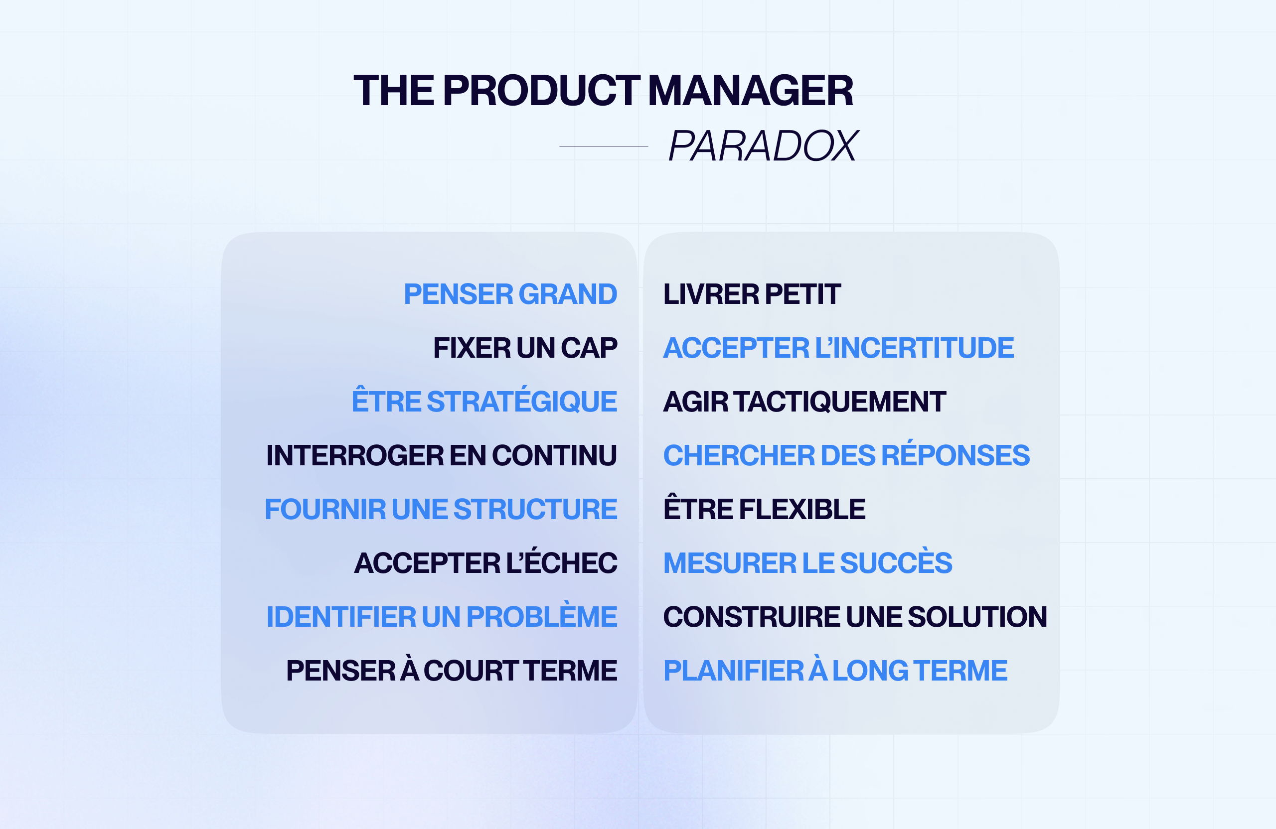 Les paradoxes du métier de Product Manager