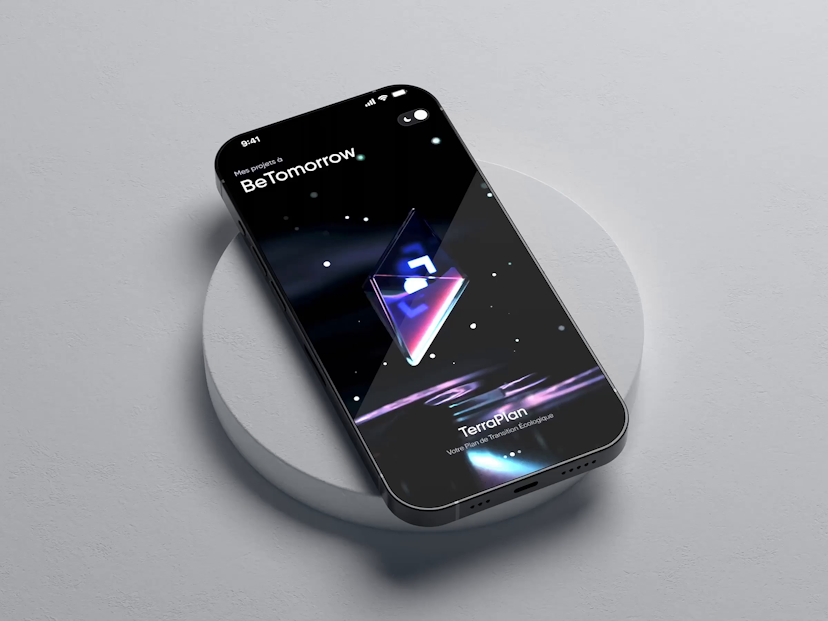 UI concept - Betomorrow 3D App