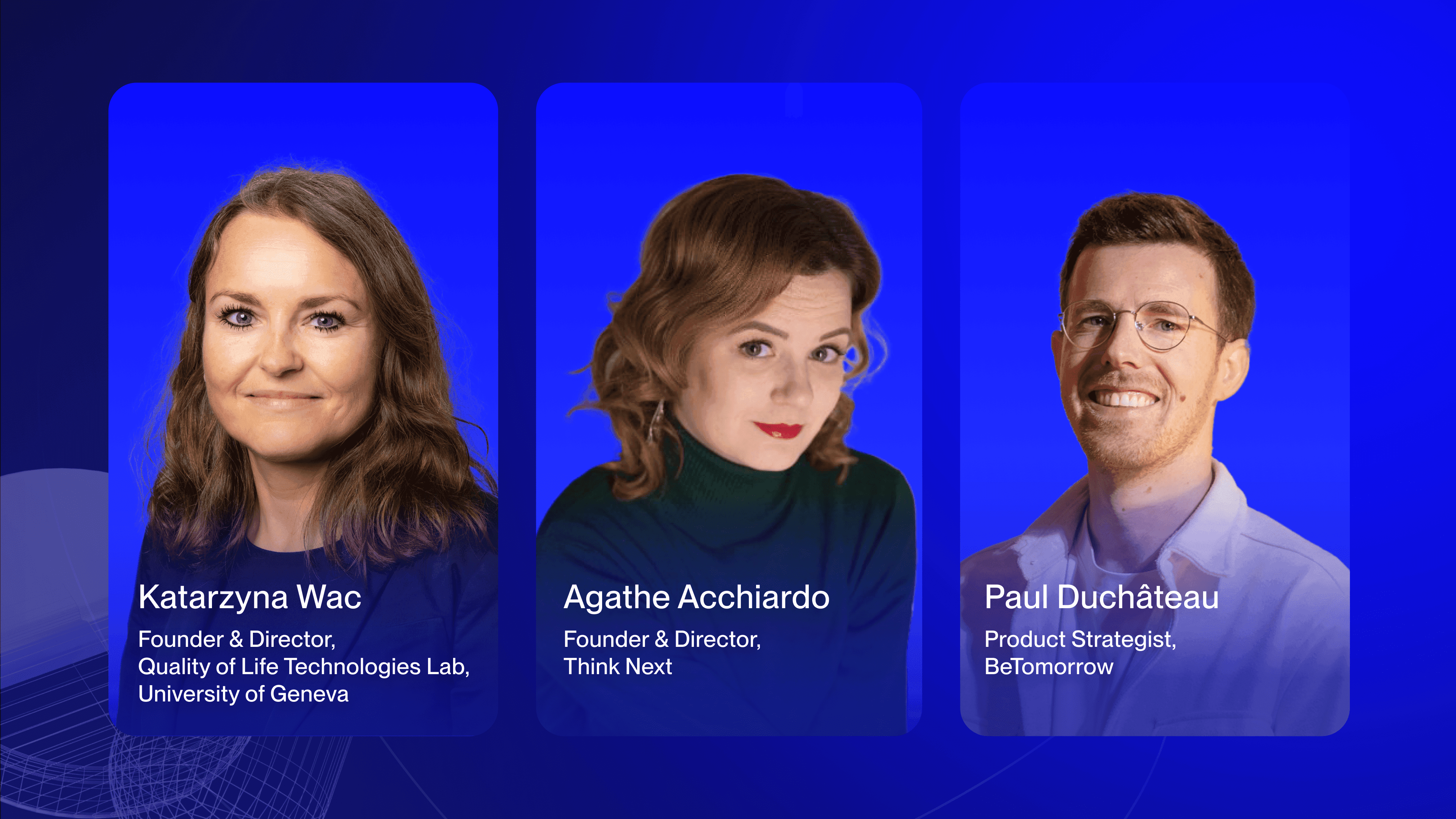 Webinaire Digital Health - Speakers - IA en santé  IA en Santé - Webinaire Digital Health - Speakers