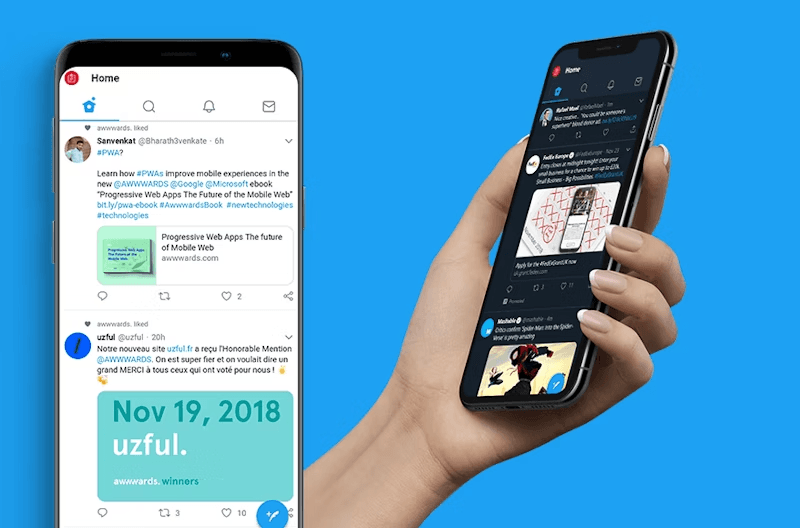 X (formerly Twitter) - PWA strategy X (formerly Twitter) Leverages PWA Technology for "Twitter Lite" (source: Bigger Picture Agency)