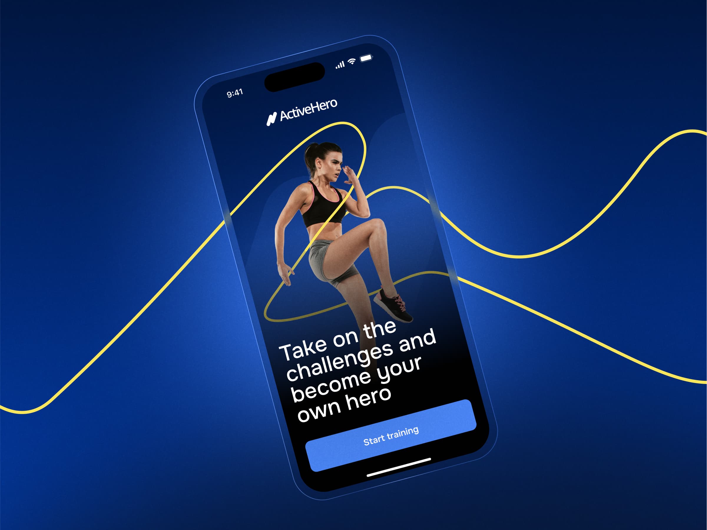 BeTomorrow - ActiveHero - Application - Sport  Visuel ActiveHero Application 1