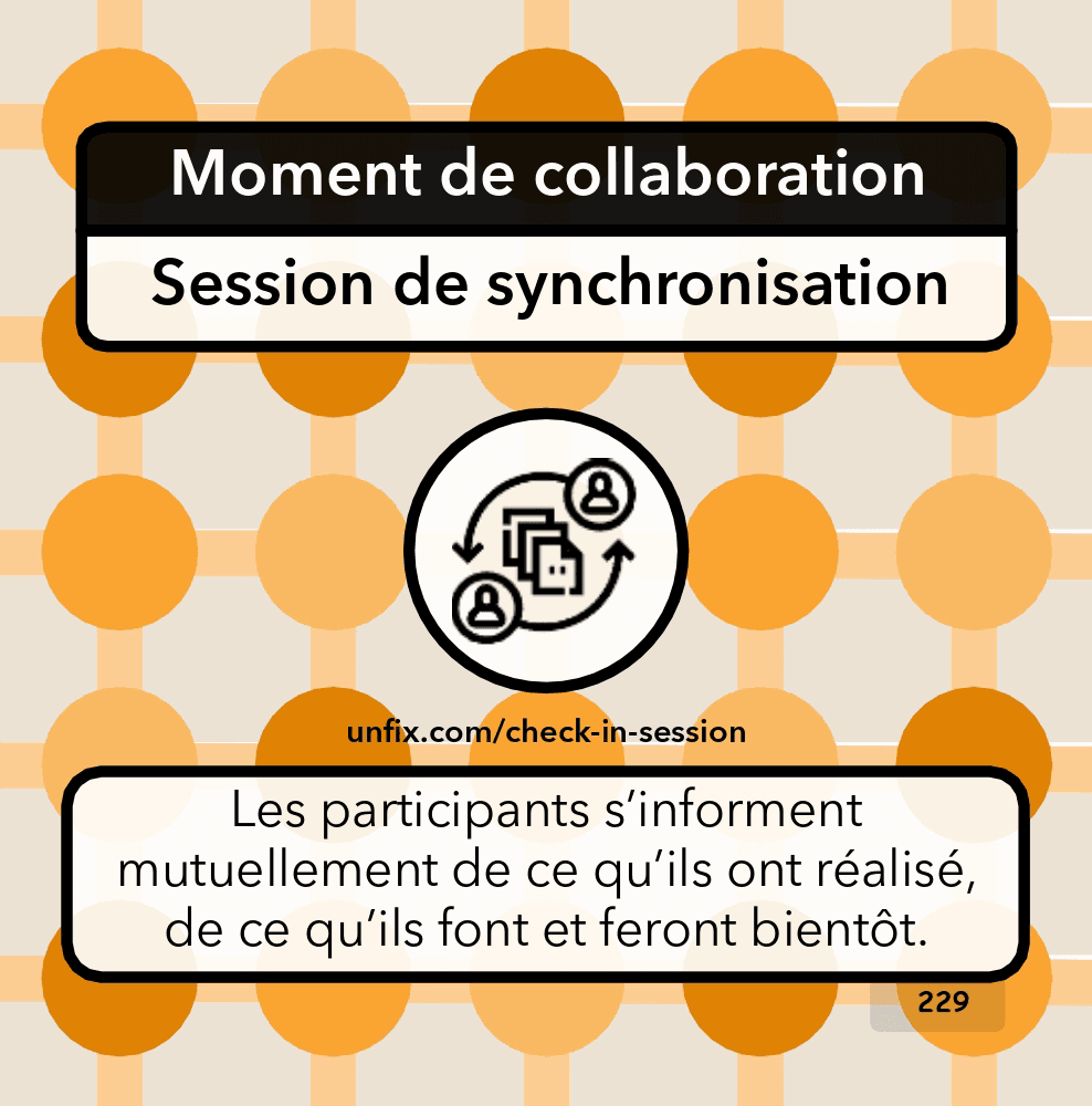 La session de synchronisation La session de synchronisation
