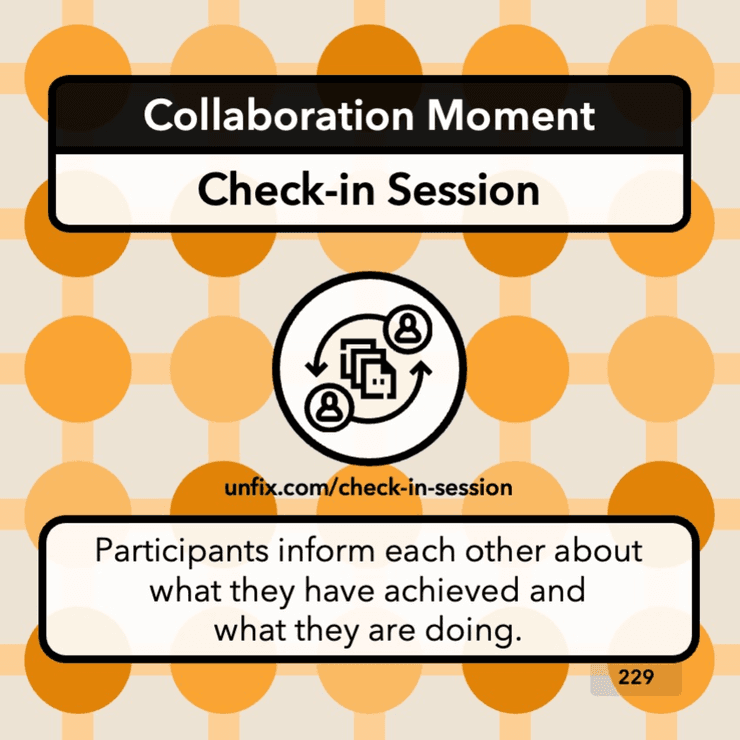 The check-in session The check-in session