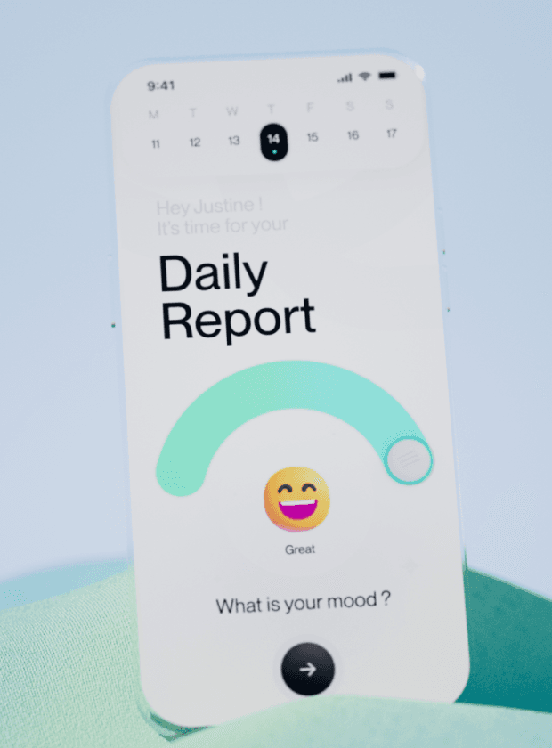 Cléo - Maquette de l'application