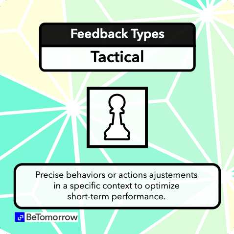 Tactical feedback Tactical feedback