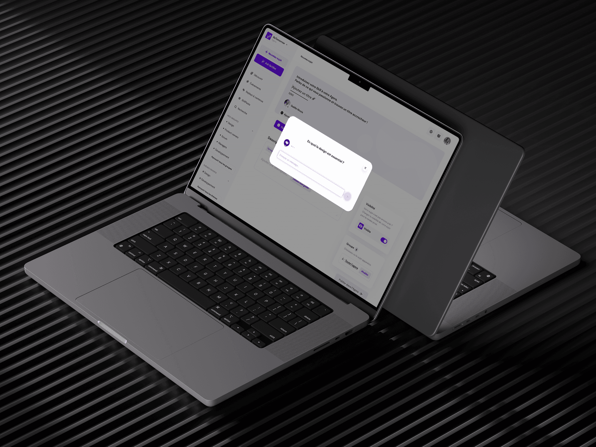 Skillagora mock-up Skillagora mock-up for page POC