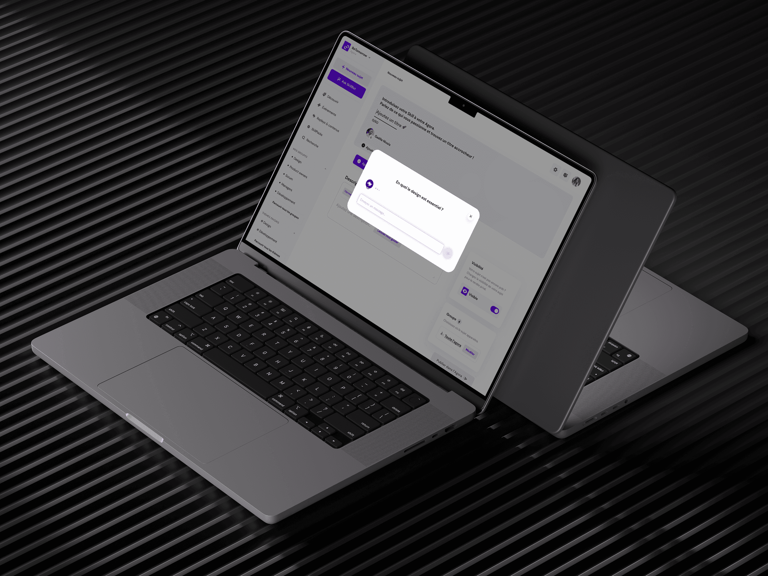 Skillagora mock-up Skillagora mock-up for page POC