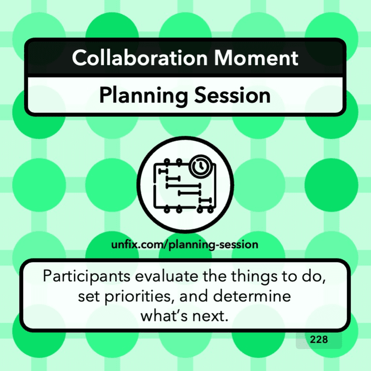 Planning session Planning session