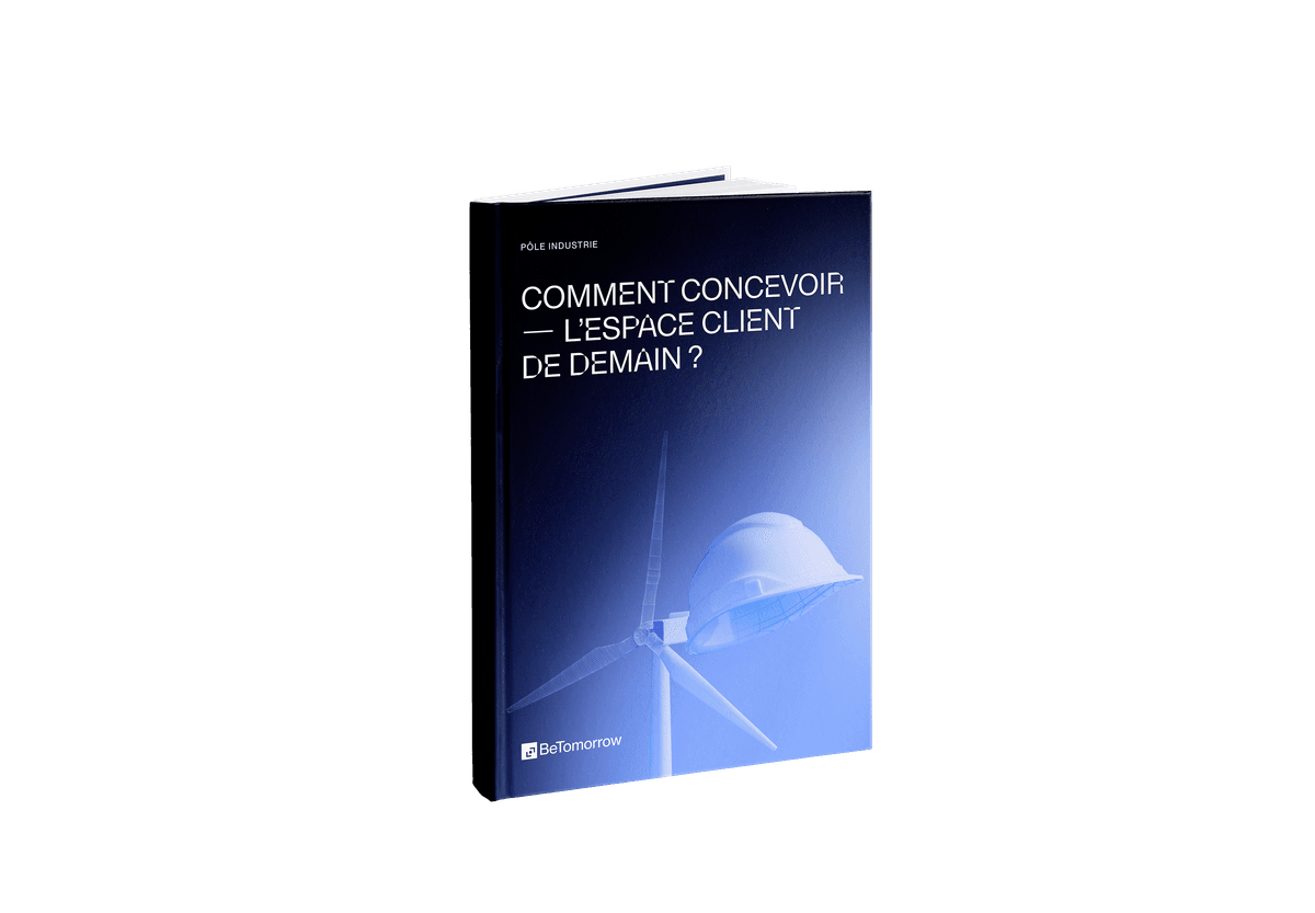 Mockup - Ebook –COMMENT CONCEVOIR L'EXPÉRIENCE CLIENT DE DEMAIN ?