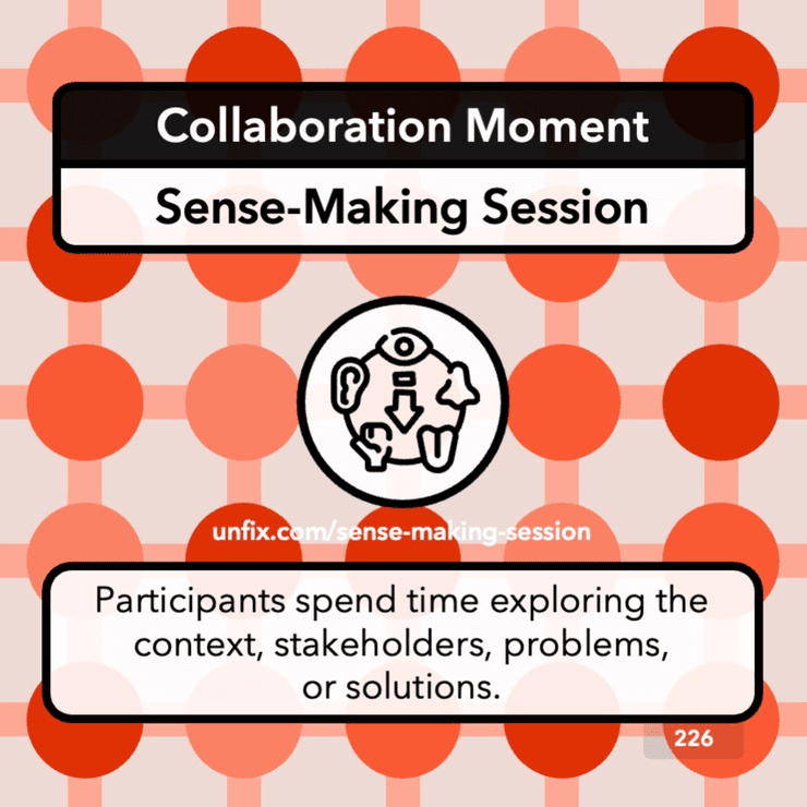 Sense-making session - unFIX Sense-making session - unFIX