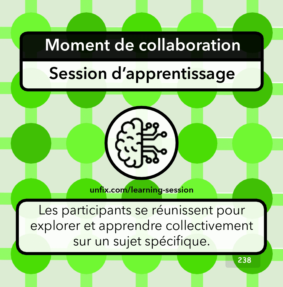 La session d'apprentissage La session d'apprentissage