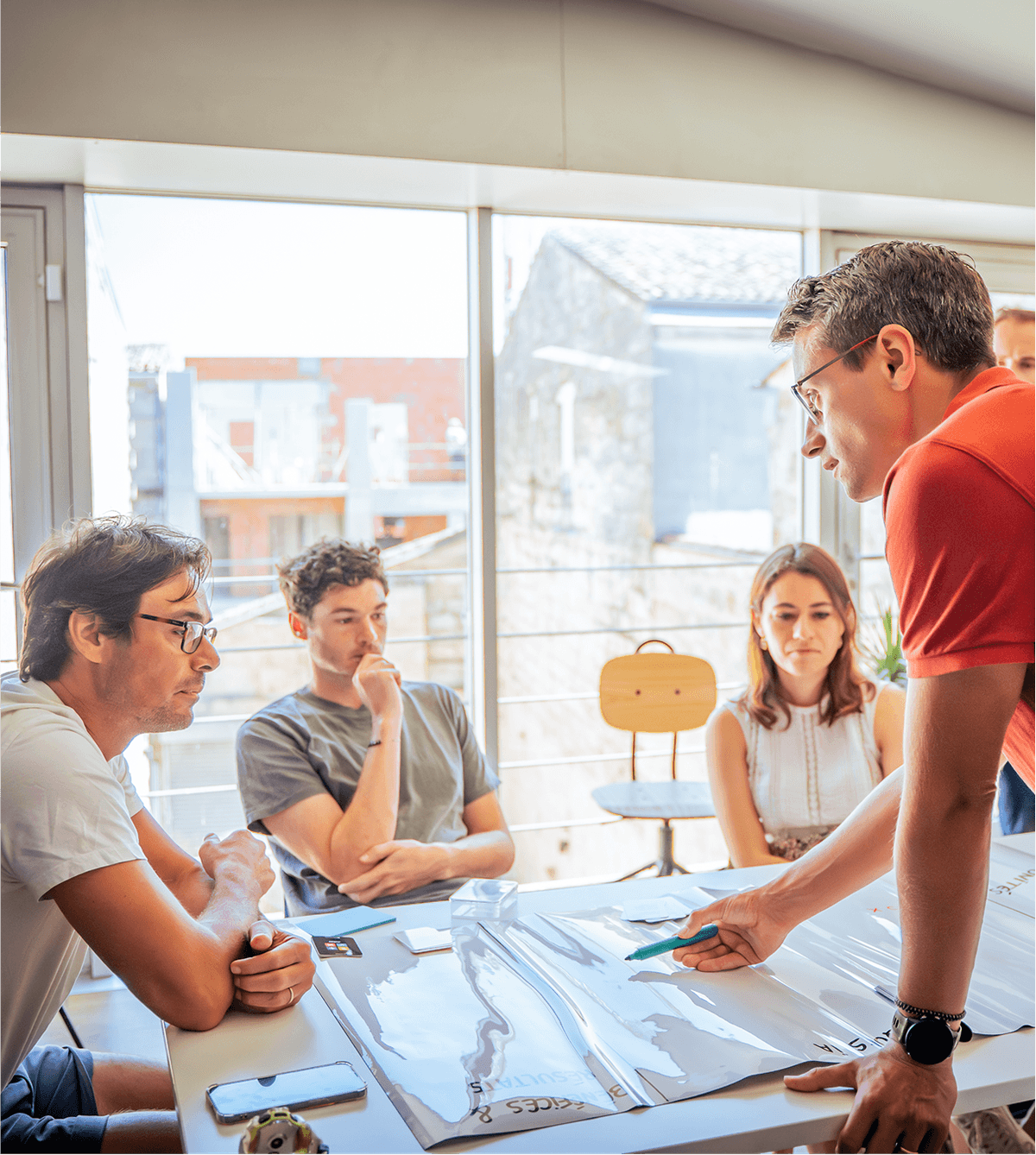 Picture of a genAI workshop at BeTomorrow