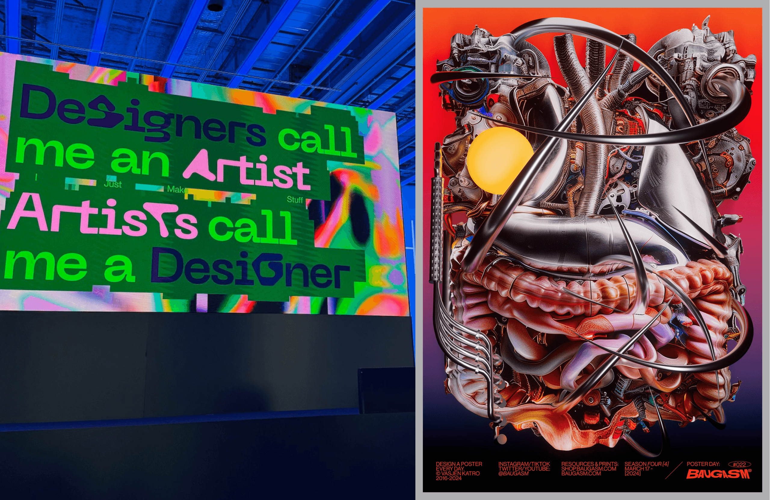 OFFF Festival 2024 - Baugasm conference Conference given by Baugasm at the OFFF Festival Barcelona 2024