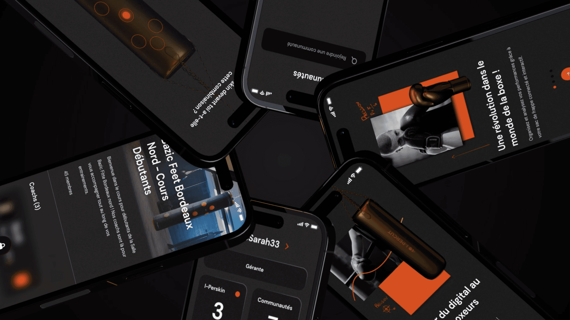 Mobile screens I-Percut app