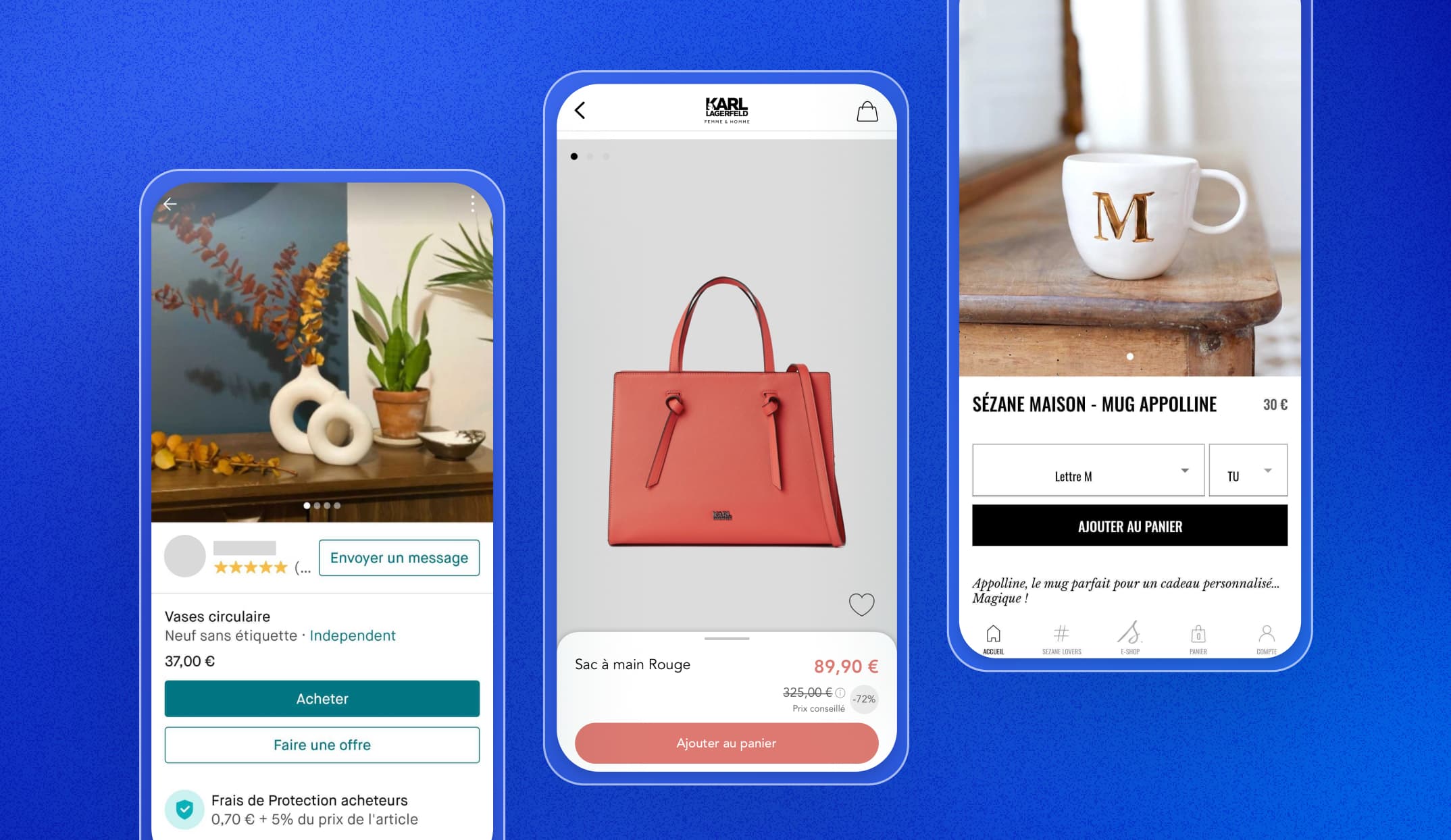 Examples of information hierarchy on  several e-commerce apps Example of the information hierarchy on Vinted. A key step in user experience or UX. by BeTomorrow agency. UX agency