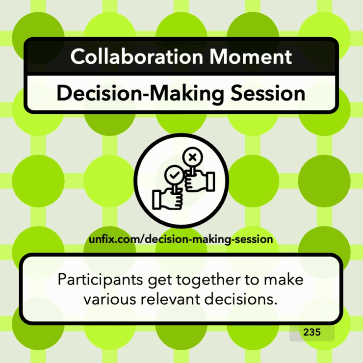 Decision-making session Decision-making session