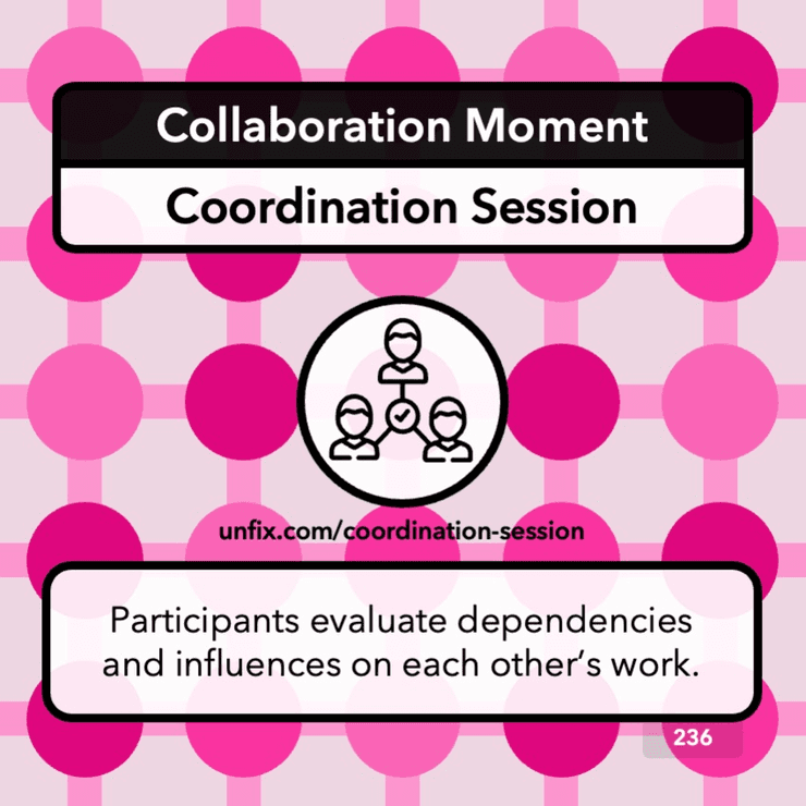 The coordination session The coordination session