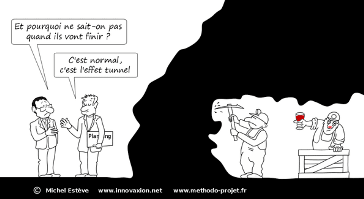 The tunnel effect in project management Exploring the mechanisms of the tunnel effect within project management
(source : methodo-projet.fr)