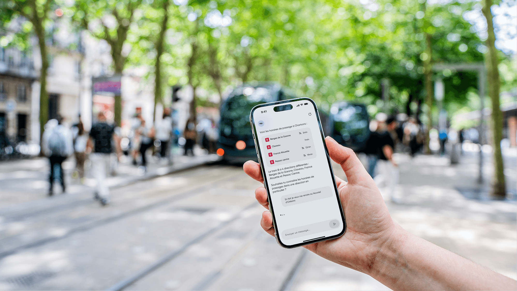 Ally utilisé dans l'application TBM